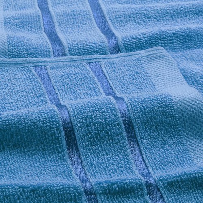 Utopia Towels - 12 Pack Viscose Luxury Wash Cloths Set, 12 x 12 Inches, 100% Cotton Ring Spun, Highly Absorbent and Soft Feel, Electric Blue