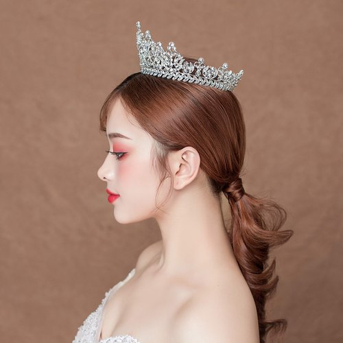 S SNUOY Silver Crown for Women Bridal Queen Crowns and Tiaras for Women Pageant Prom Crowns for Wedding Headband