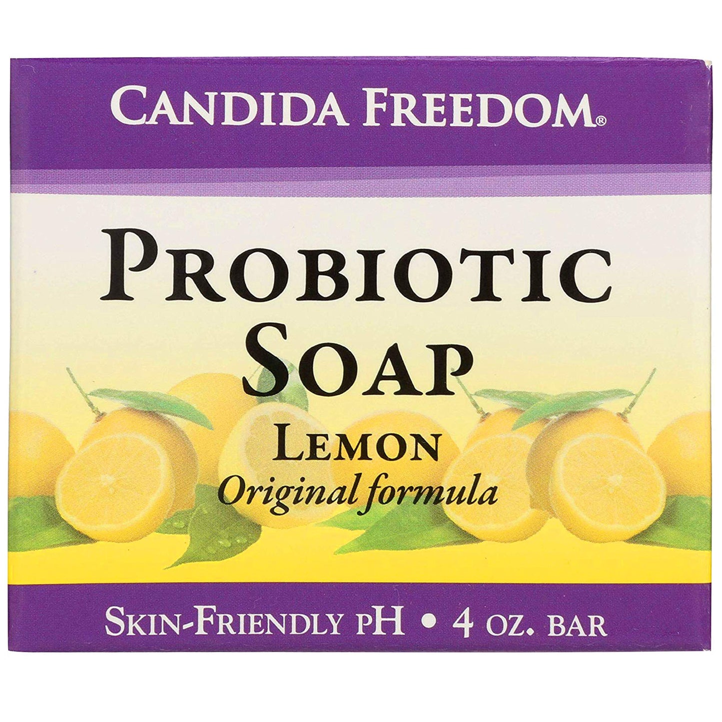Massey’s CF 100% Natural Probiotic Soap - Lemon and Lavander Body Soap - Sensitive Skin Face Wash with AcneZero Skin Cleanser