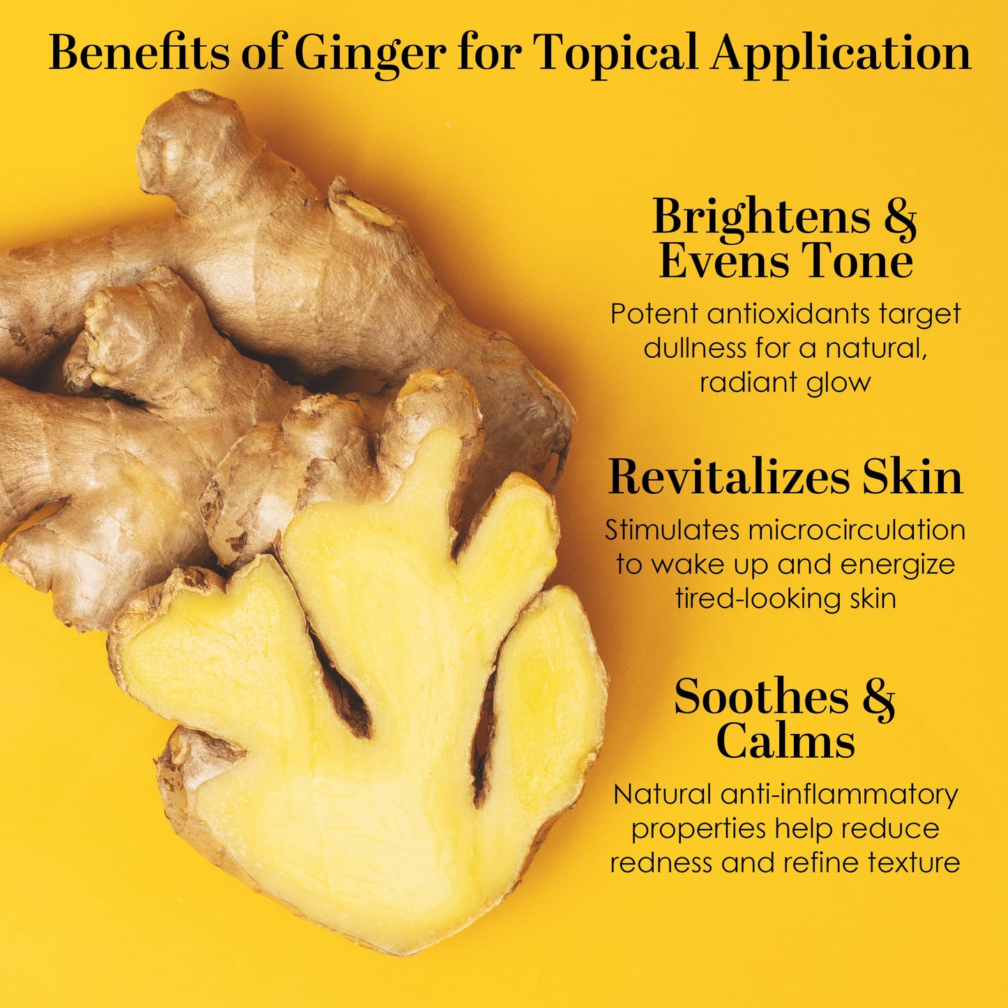 Vitamin C Lotion for Body - Ginger Brightening Cream with Shea Butter, Cupuacu Butter & Squalane - For Dull, Dry Skin - Naturally Scented with Essential Oils, No Synthetic Fragrance