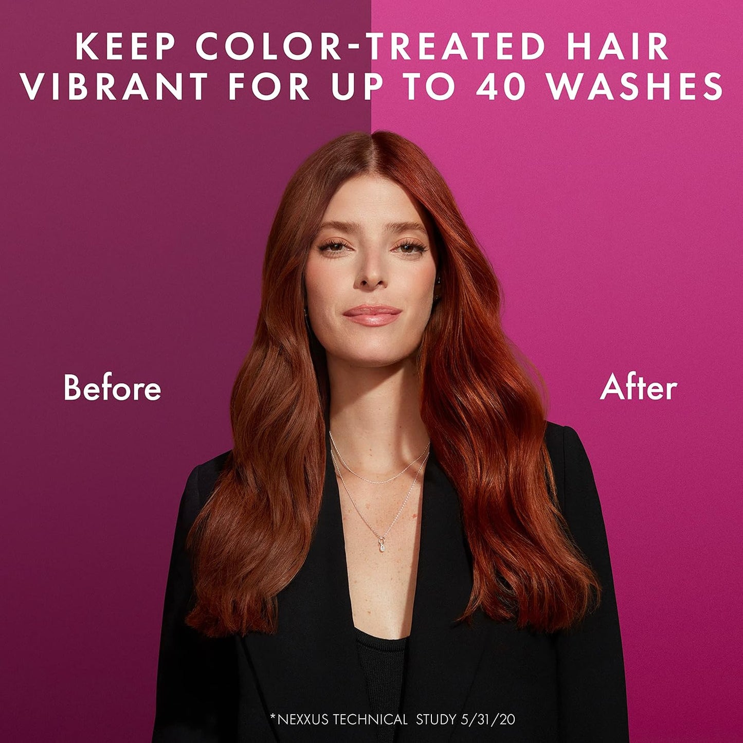 Nexxus Color Assure Shampoo ProteinFusion Twin Pack For Colored Hair Enhanced Color Vibrancy Sulfate-free & Silicone-free 13.5 oz