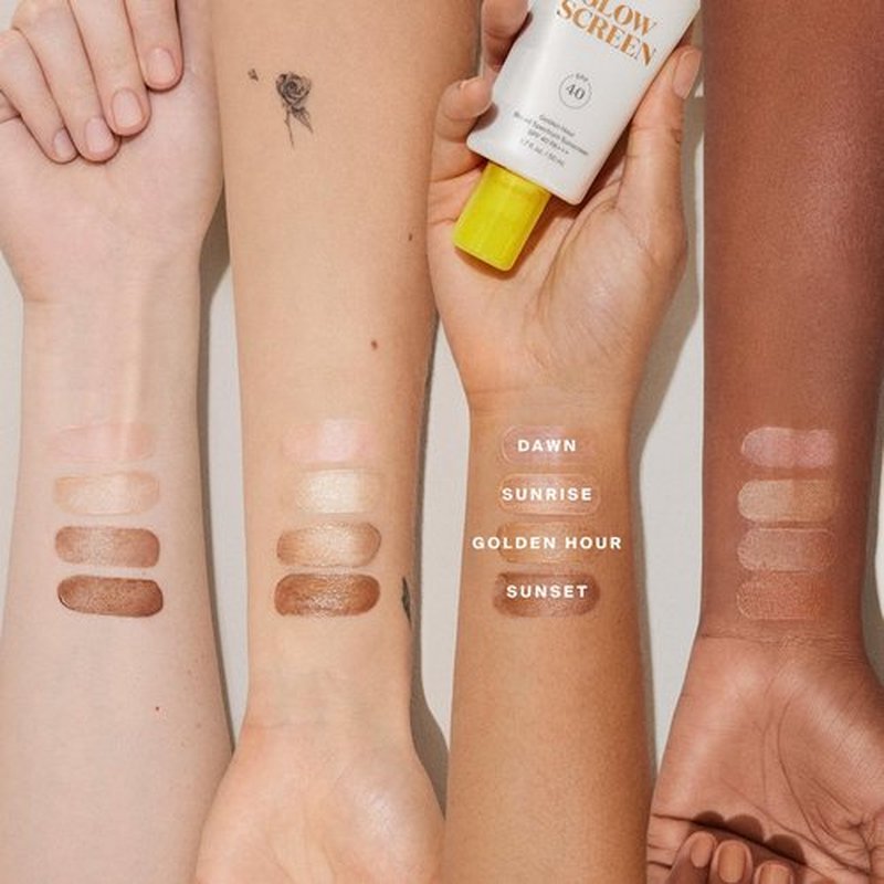 Supergoop! Glowscreen (SPF 40) - 2.5 fl oz - Glowy Primer + Broad Spectrum Sunscreen - Adds Instant Glow - Helps Filter Blue Light - Boosts Hydration with Hyaluronic Acid, Vitamin B5 & Niacinamide