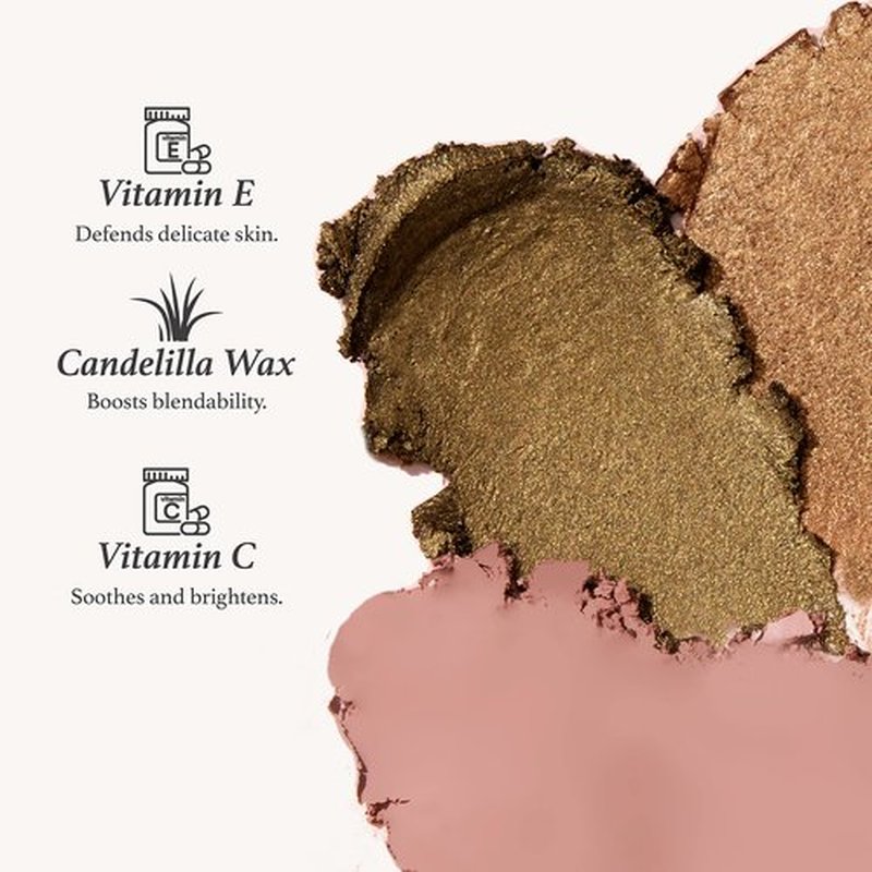 Julep Eyeshadow 101 Crème-to-Powder Waterproof Eyeshadow Stick – Cocoa Shimmer – Long-Lasting, Crease-Proof, Rich Brown Shimmer Eyeshadow with Built-in Smudger
