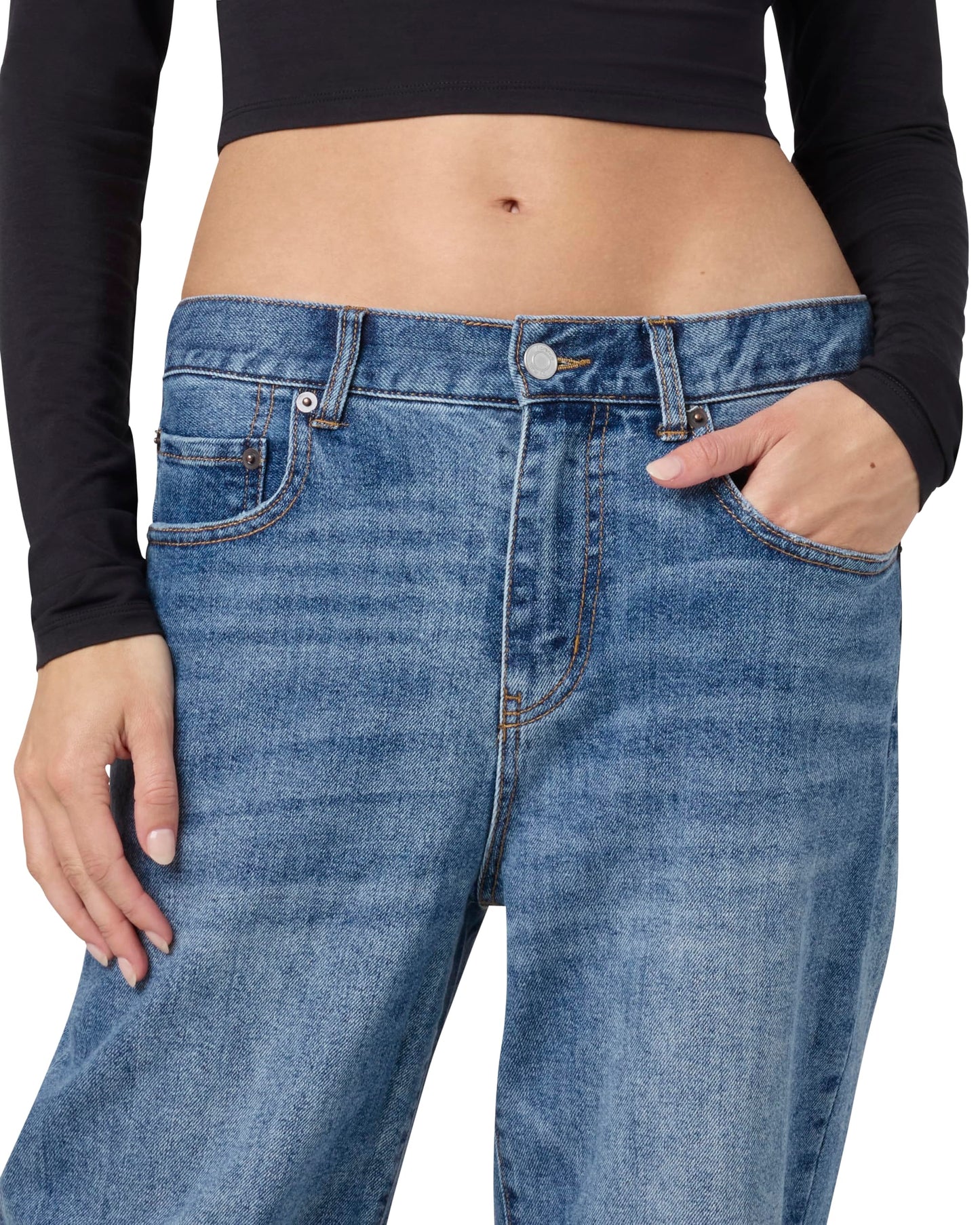florence by mills Womens Boyfriend Jean Med Wash 4