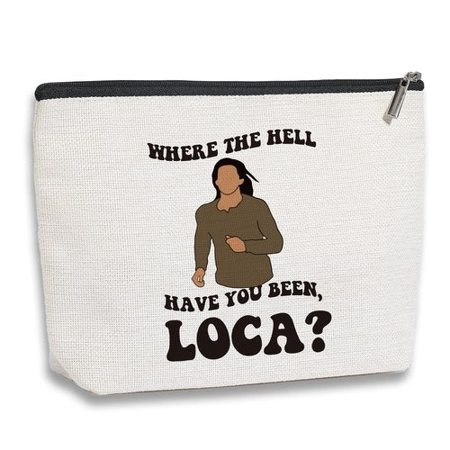 kdxpbpz Twilight Gifts for Women, Twilight Saga Cosmetic Bag, Where The Hell Have You Been Loca, Twilight Merchandise, Travel Toiletry Makeup Organizer Zipper Pouch Twilight Merch
