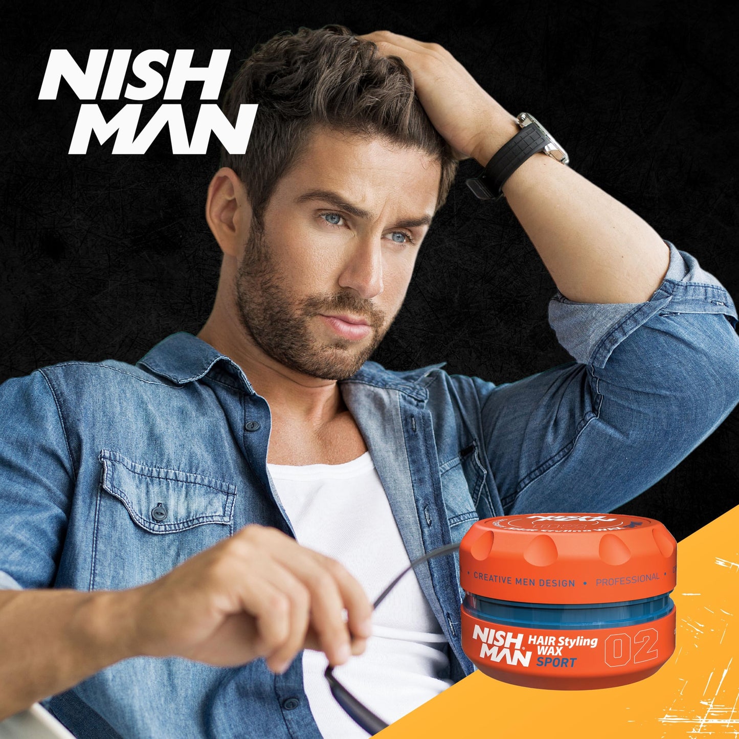 Nishman Hair Styling Wax Sport 02 150 ml