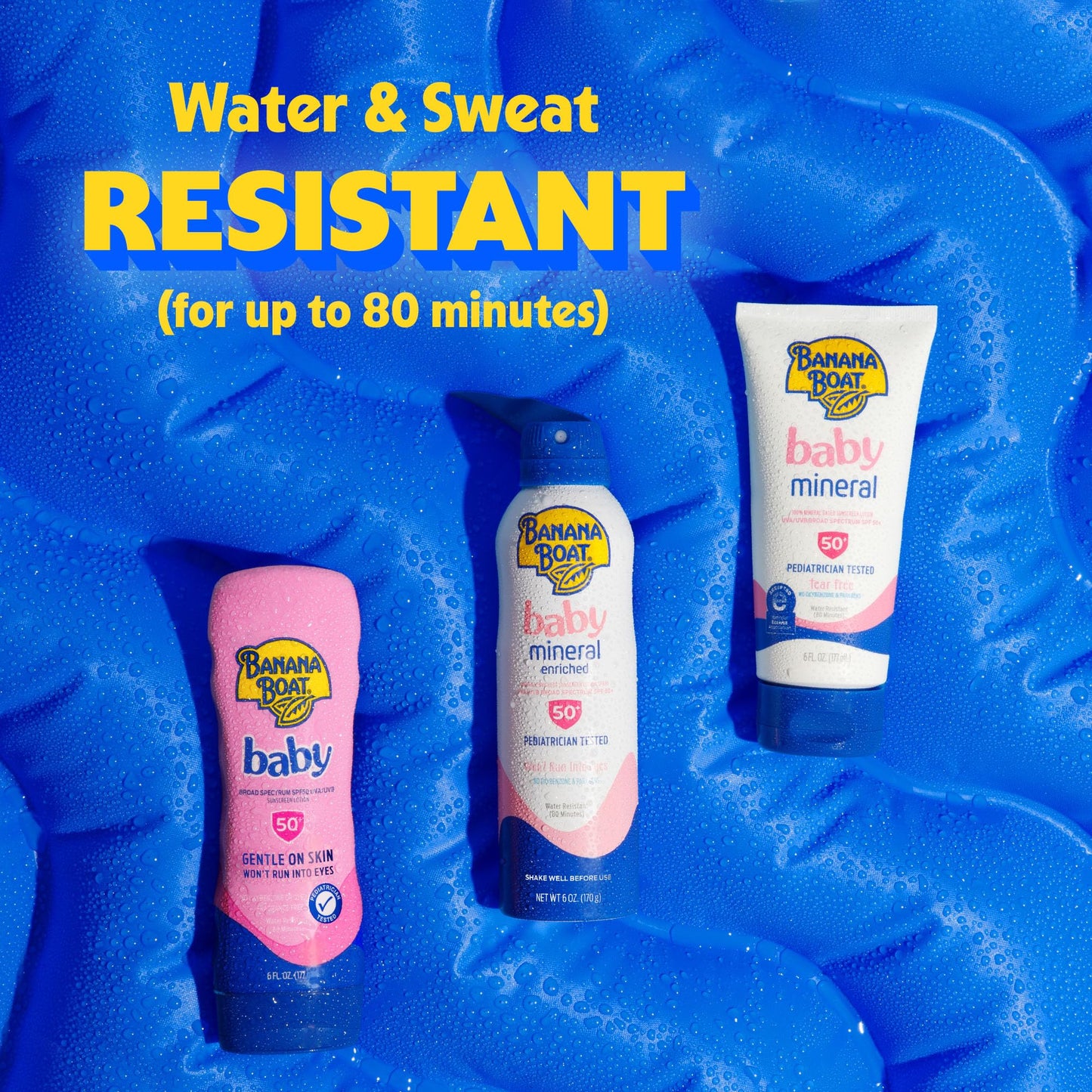Banana Boat Baby Sunscreen Lotion, SPF 50+, 6oz, Twin Pack