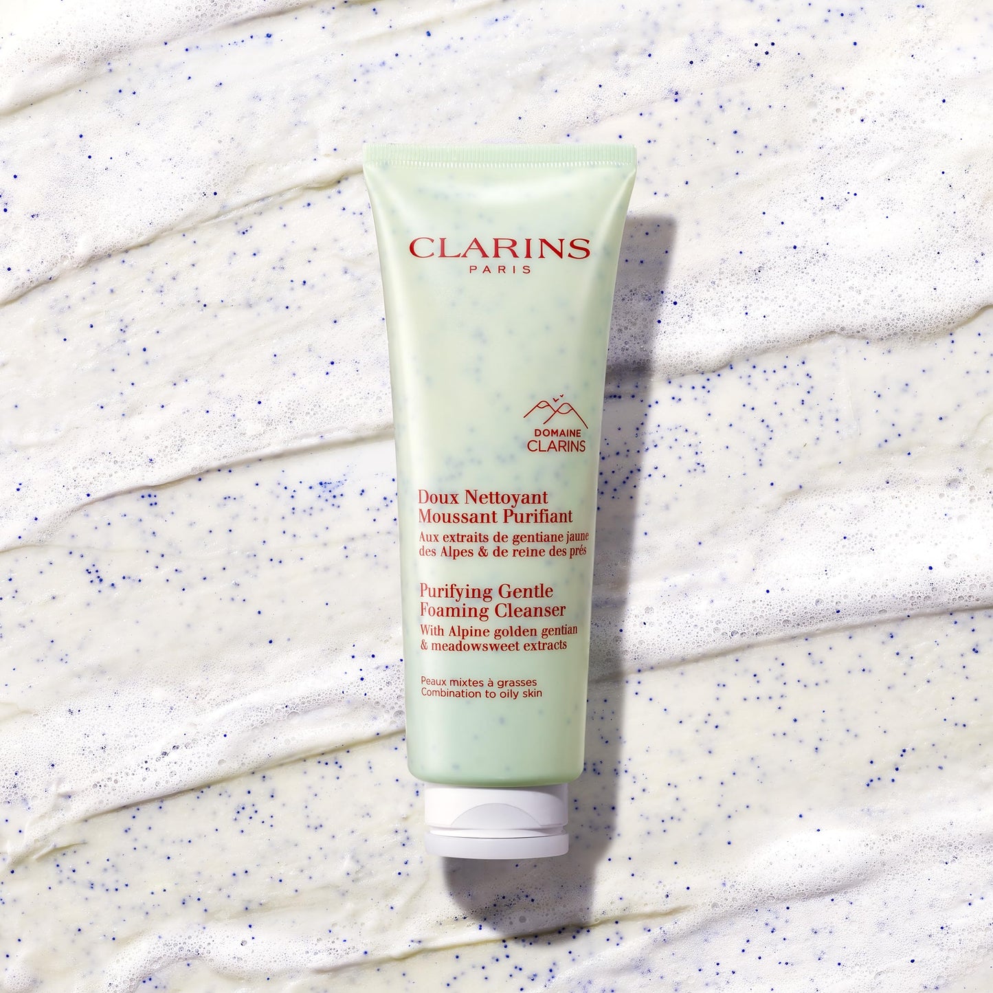 Clarins Purifying Gentle Foaming Cleanser | Cleanses, Purifies and Mattifies | Green Formula and Contains Salicylic Acid | Soap-Free | SLS-Free | Dermatologist Tested | Combination To Oily Skin Types