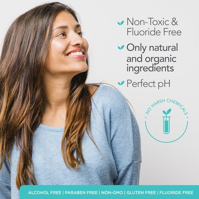ORL Natural & Organic Mouthwash Uniquely Formulated to Clean Your Mouth Whiten Your Teeth Strengthen Tooth Enamel