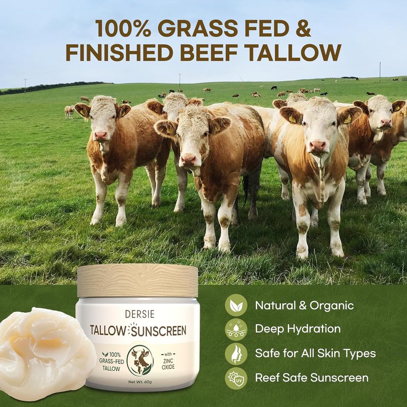 Natural Care Bundle - Beef Tallow Sunscreen & Frankincense Balm | Nourishing Skincare Set