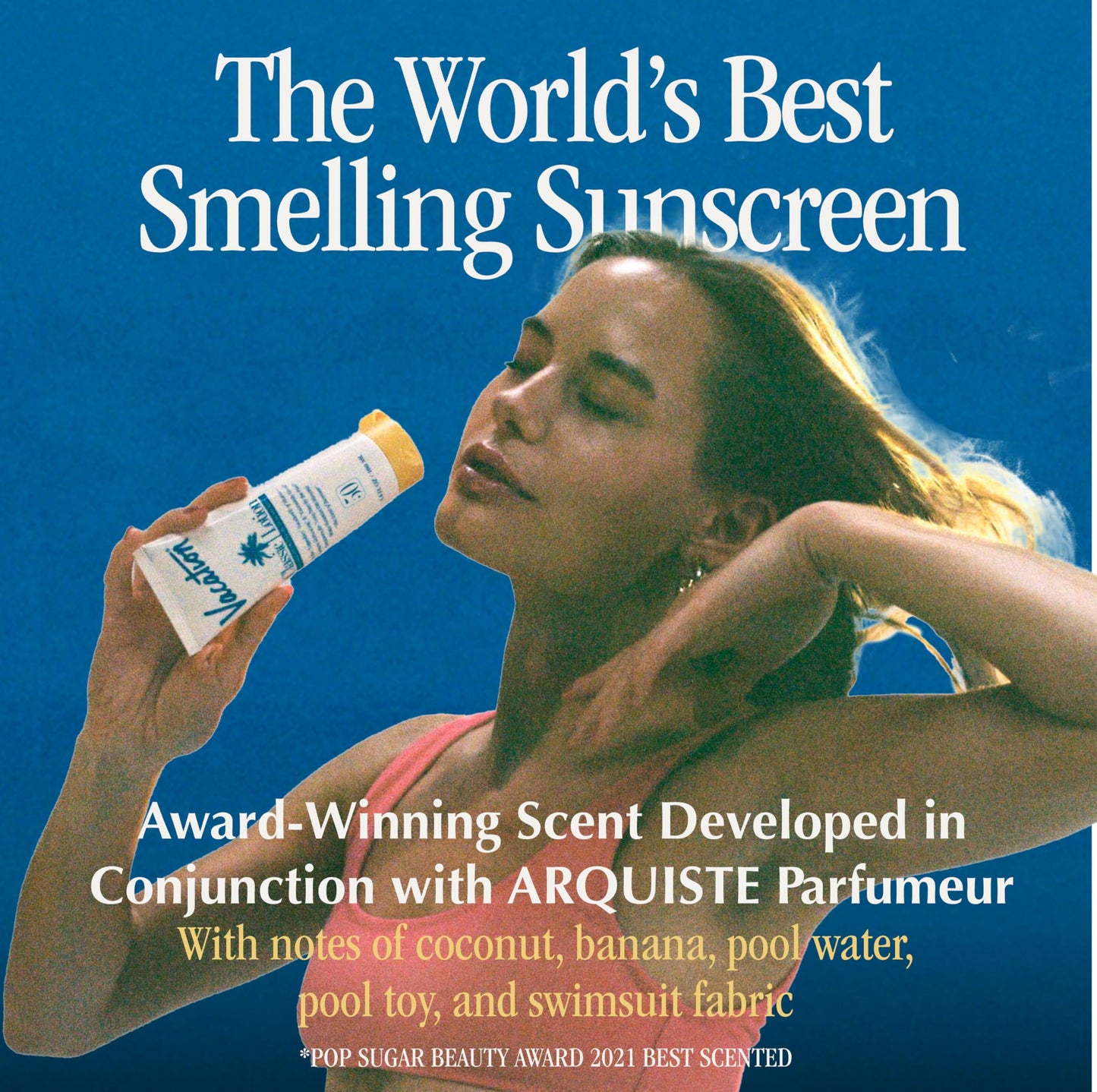 Vacation Classic SPF 50 Sunscreen Lotion and Air Freshener Bundle, 6 Fluid Ounces, Pack of 2 - Invisible, No White Cast, Water-Resistant, Dermatologist-Tested, Vegan