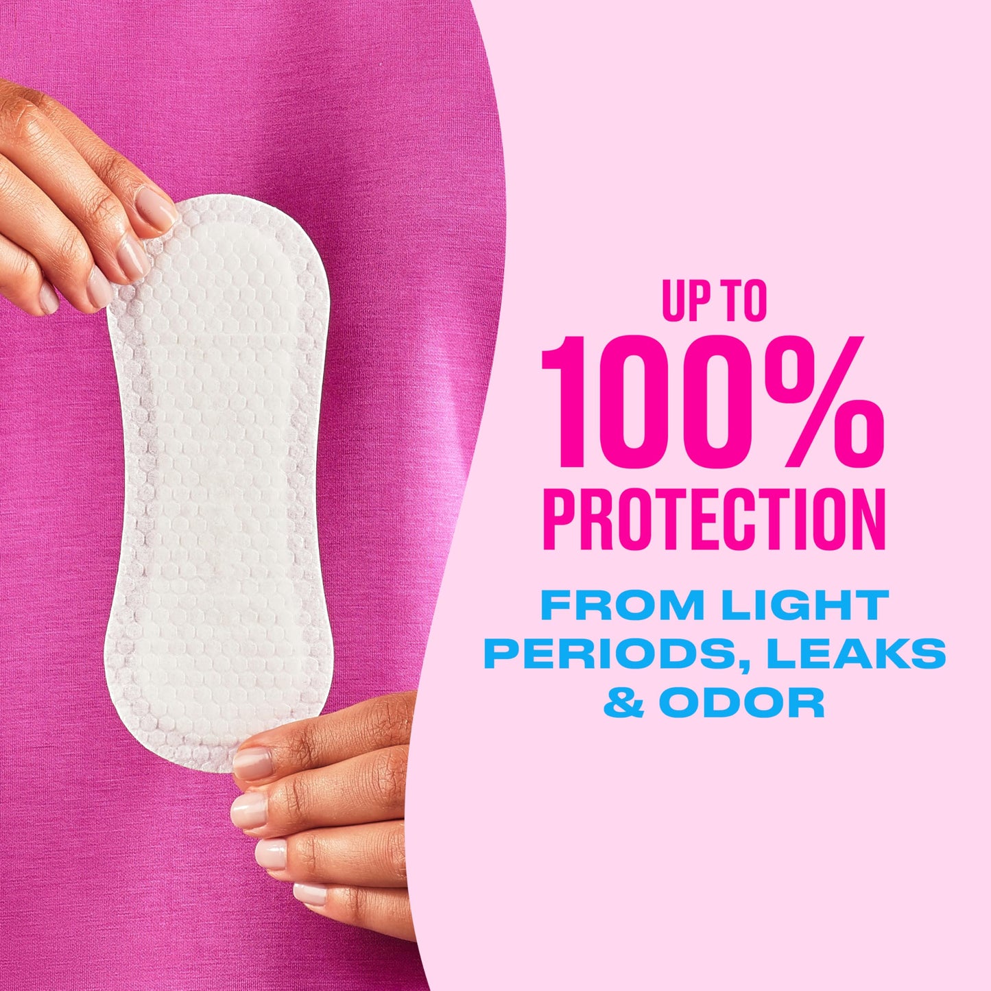 Carefree Panty Liners for Women, Regular, Unscented, 120 ct