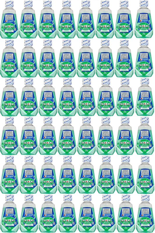 Scope Travel Size Mouthwash Classic Original Mint 1.2 Oz 48 Pack