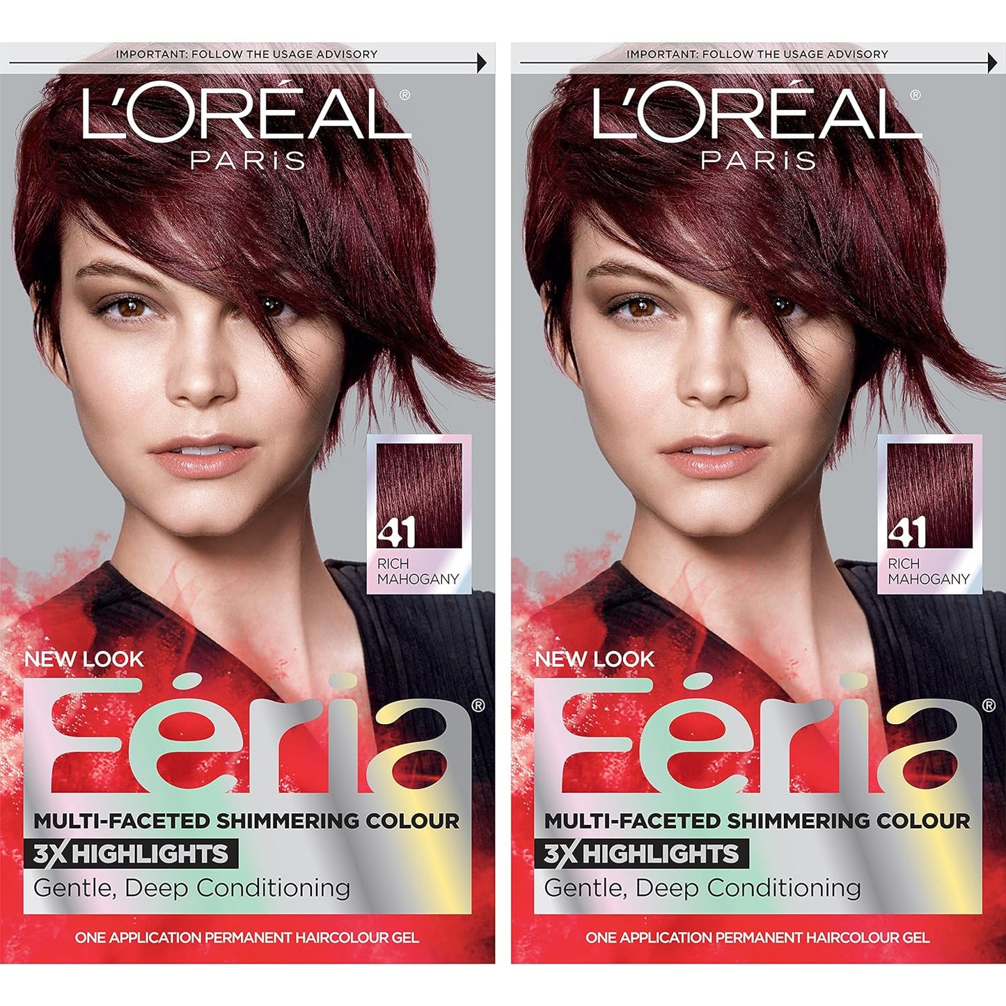 Feria Multi-Faceted Shimmering Permanent Hair Color Kit - C100 Star Lights Extreme