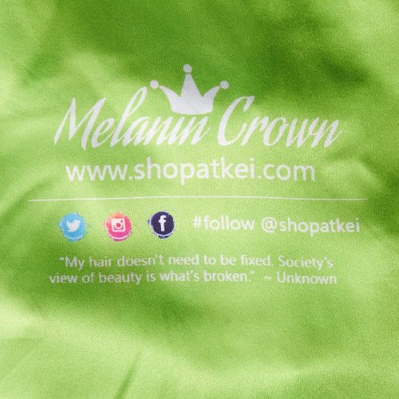 Melanin Crown Silk Hair Wrap for Sleeping – Premium Satin Hair Bonnet for Sleeping – Universal Fit Bonnet for Curly Hair Protects Against Breakage – Beautiful Colorful Designs Satin Sleep Cap Loud
