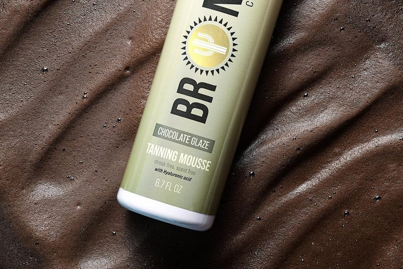 Chocolate Glaze Mousse Self Tanner - Streak-Free, Fast-Drying Foam for Natural Brown Glow | 32 fl. Oz