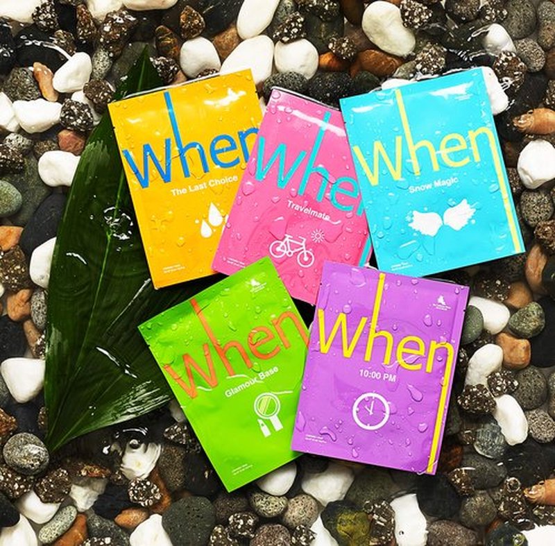 When Special Package Premium Bio-Cellulose Facial Sheet Mask (5 Pack Assortment)