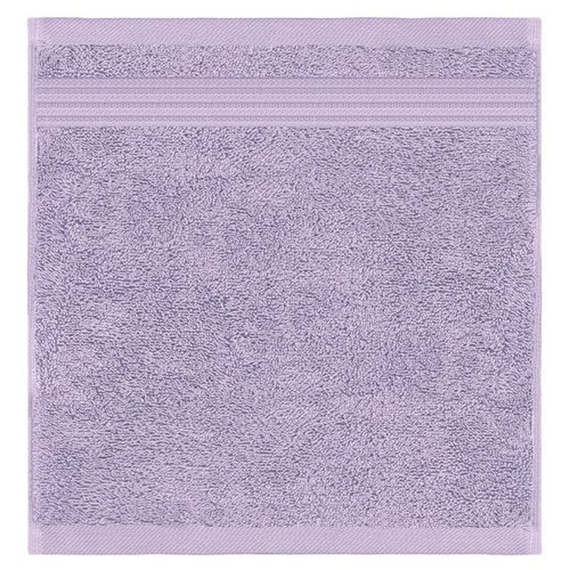 American Veteran Towel, 100% Cotton Turkish Washcloths for Bathroom Essentials 4 Pack, Soft Absorbent Wash Cloths Quick Drying Small Towels Washrags, Lilac