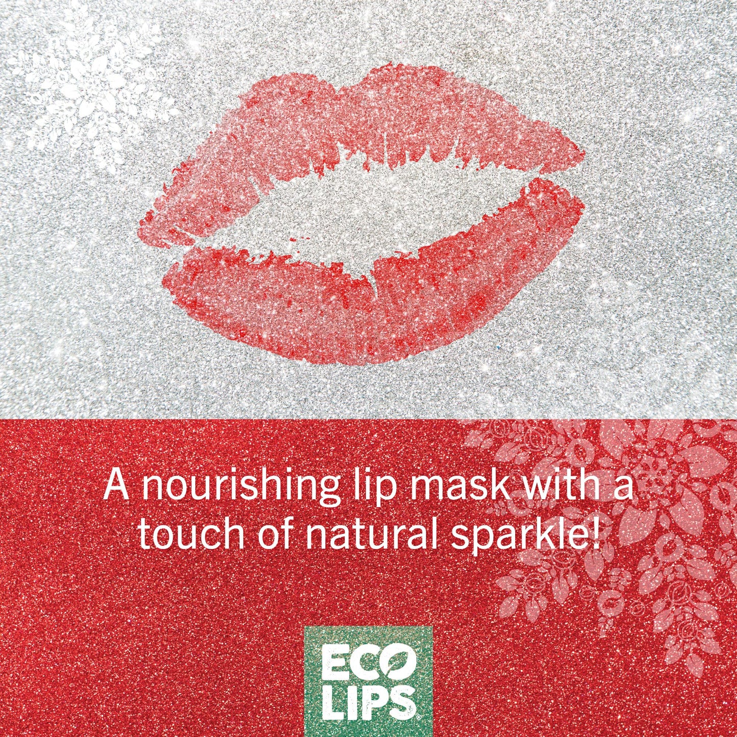 Eco Lips Candy Cane Lip Scrub & Nourishing Lip Mask, 2 Count, 0.25 oz