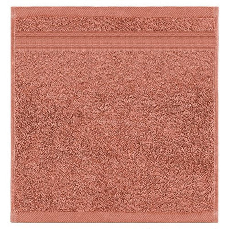 American Veteran Towel, 100% Cotton Turkish Washcloths for Bathroom Essentials 4 Pack, Soft Absorbent Wash Cloths Quick Drying Small Towels Washrags, Coral