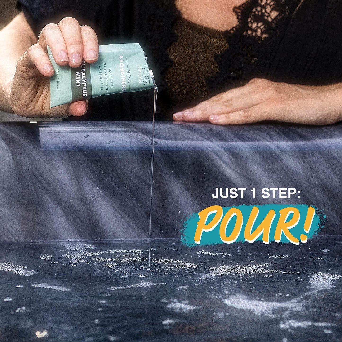 STAR SPLASH Hot Tub Aromatherapy Multipack - Set of 24 Relaxing Bath or Spa Scents Including Lavender, Eucalyptus Mint, Vanilla, Coconut Yuzu, and More - Paraben-Free, Hot Tub Accessories for Adults