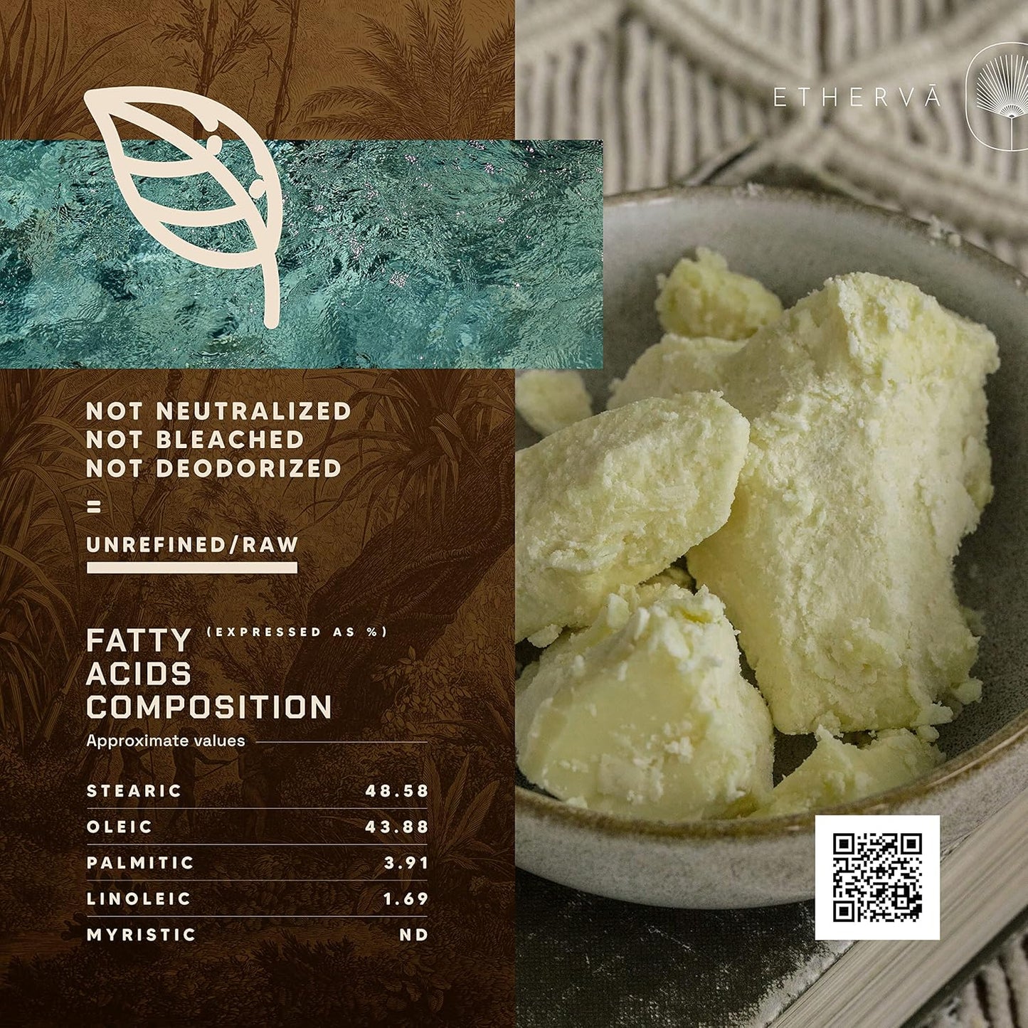 Shea Butter - Unrefined & Raw Natural Moisturizer | 0.5 kg | 1 kg | 5 kg